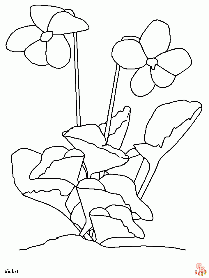 Violet coloring pages02