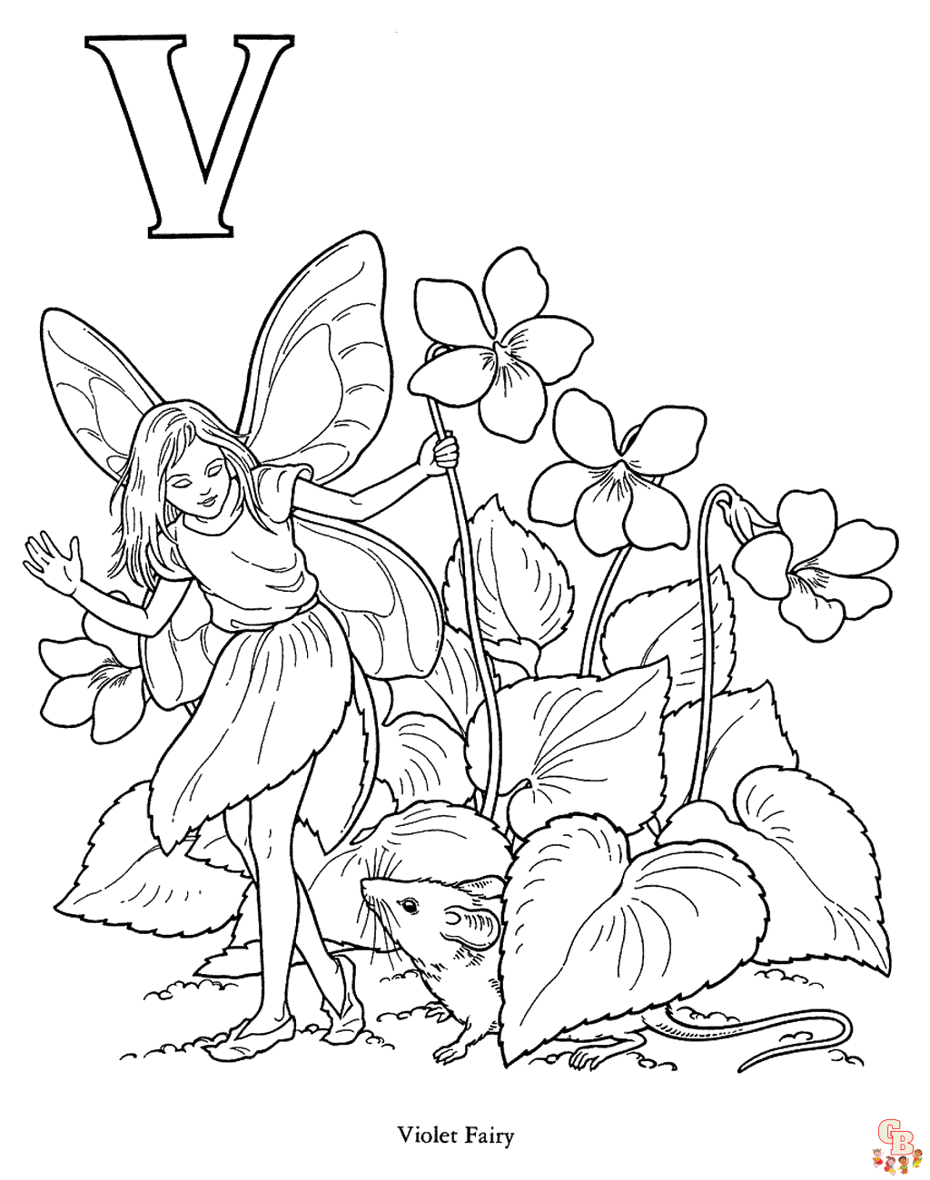 Violet coloring pages06