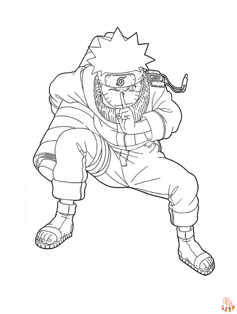 anime naruto coloring pages