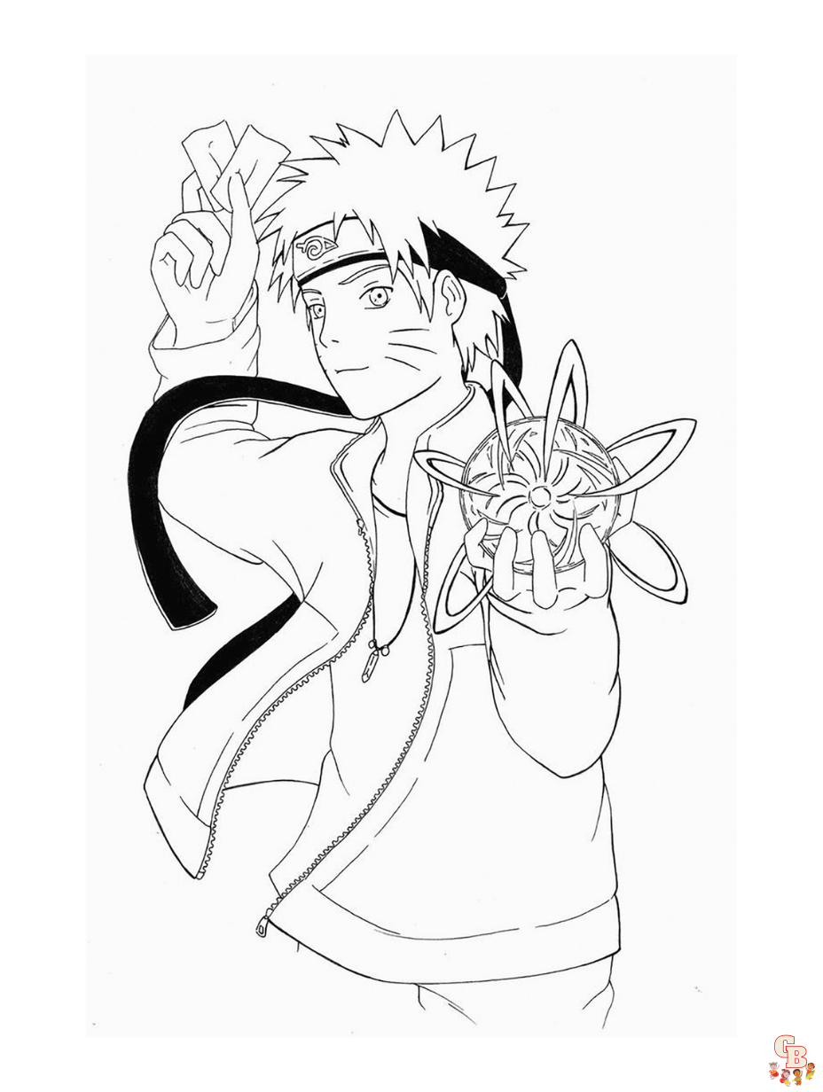 cool naruto coloring pages