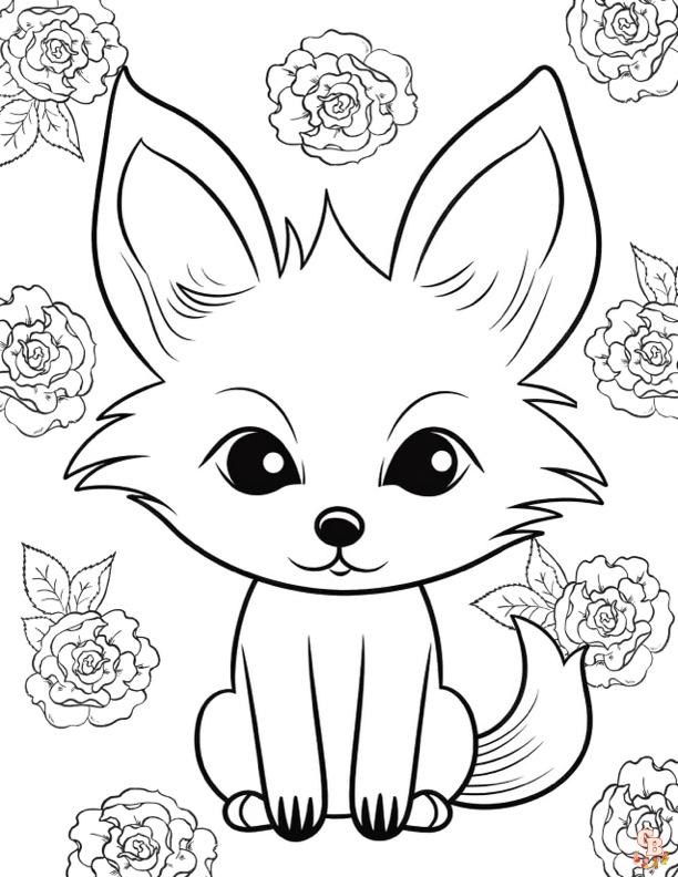 cute coloring pages of animals