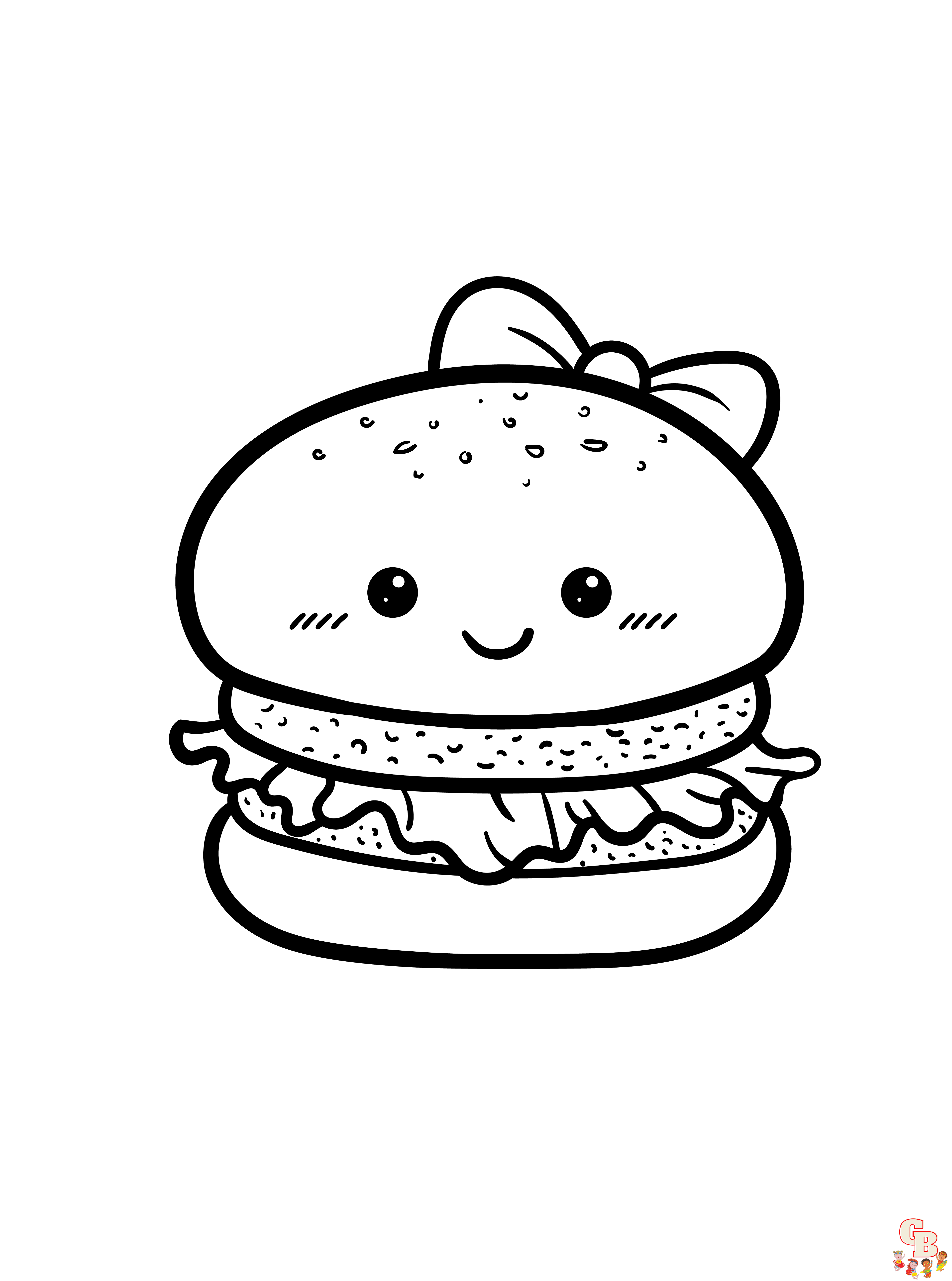 food cute coloring pages