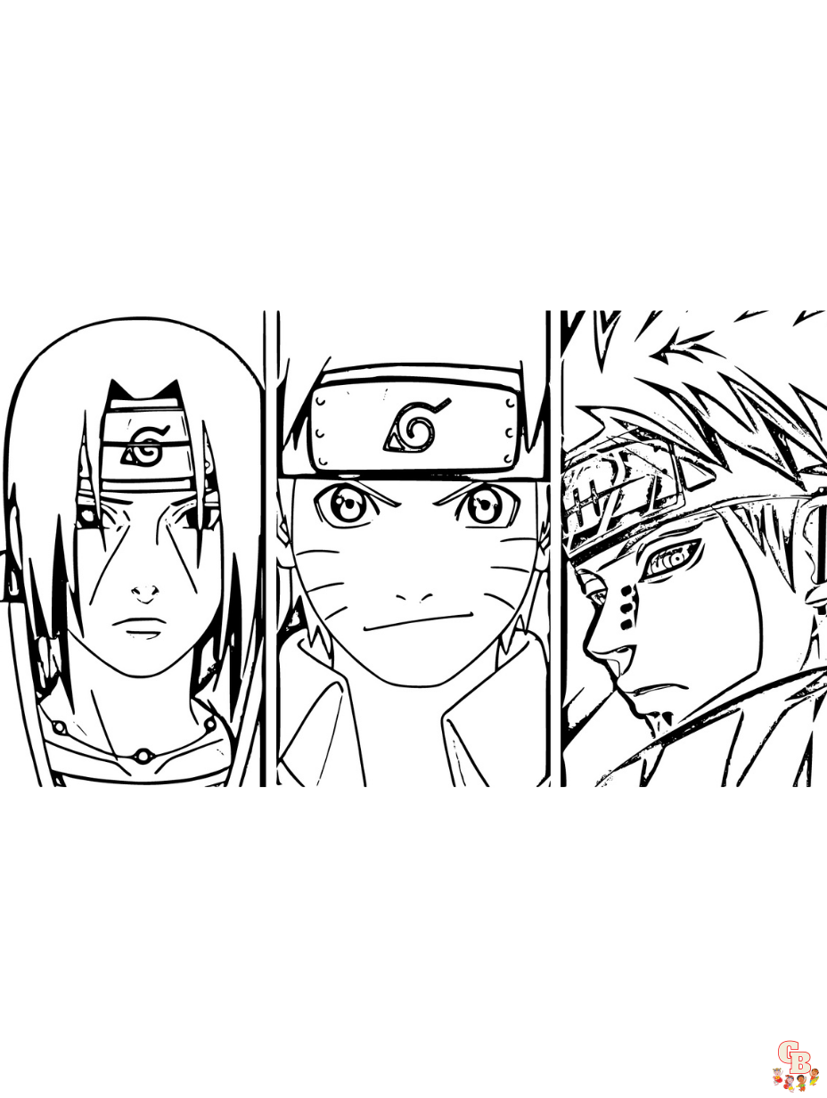 itachi naruto coloring pages