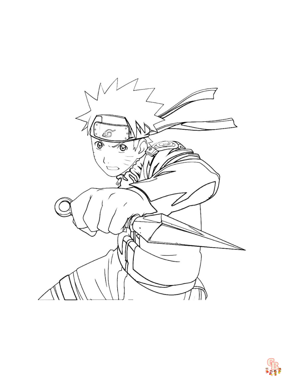 naruto coloring pages pdf