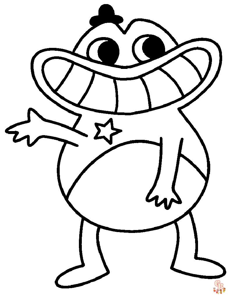 sheriff toadster coloring pages