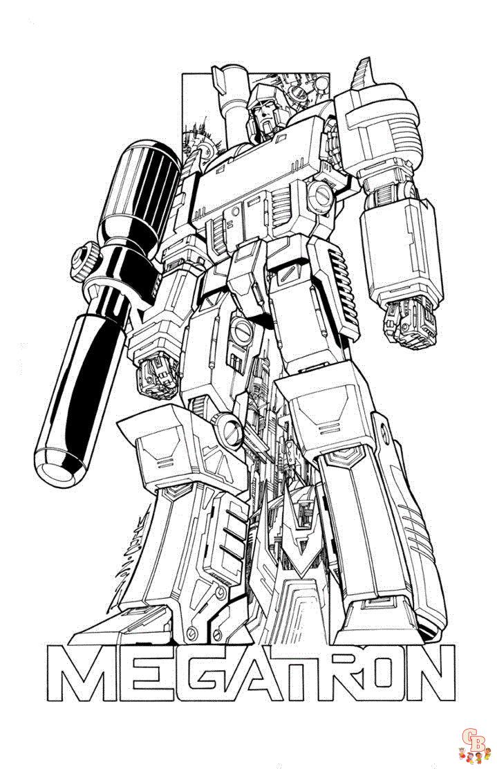 transformer coloring pages 1