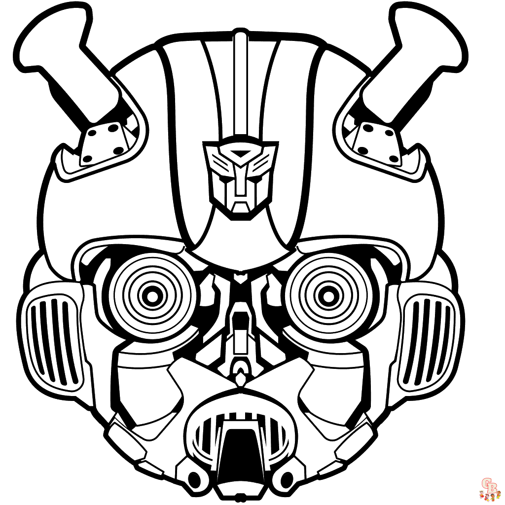 transformer coloring pages 1