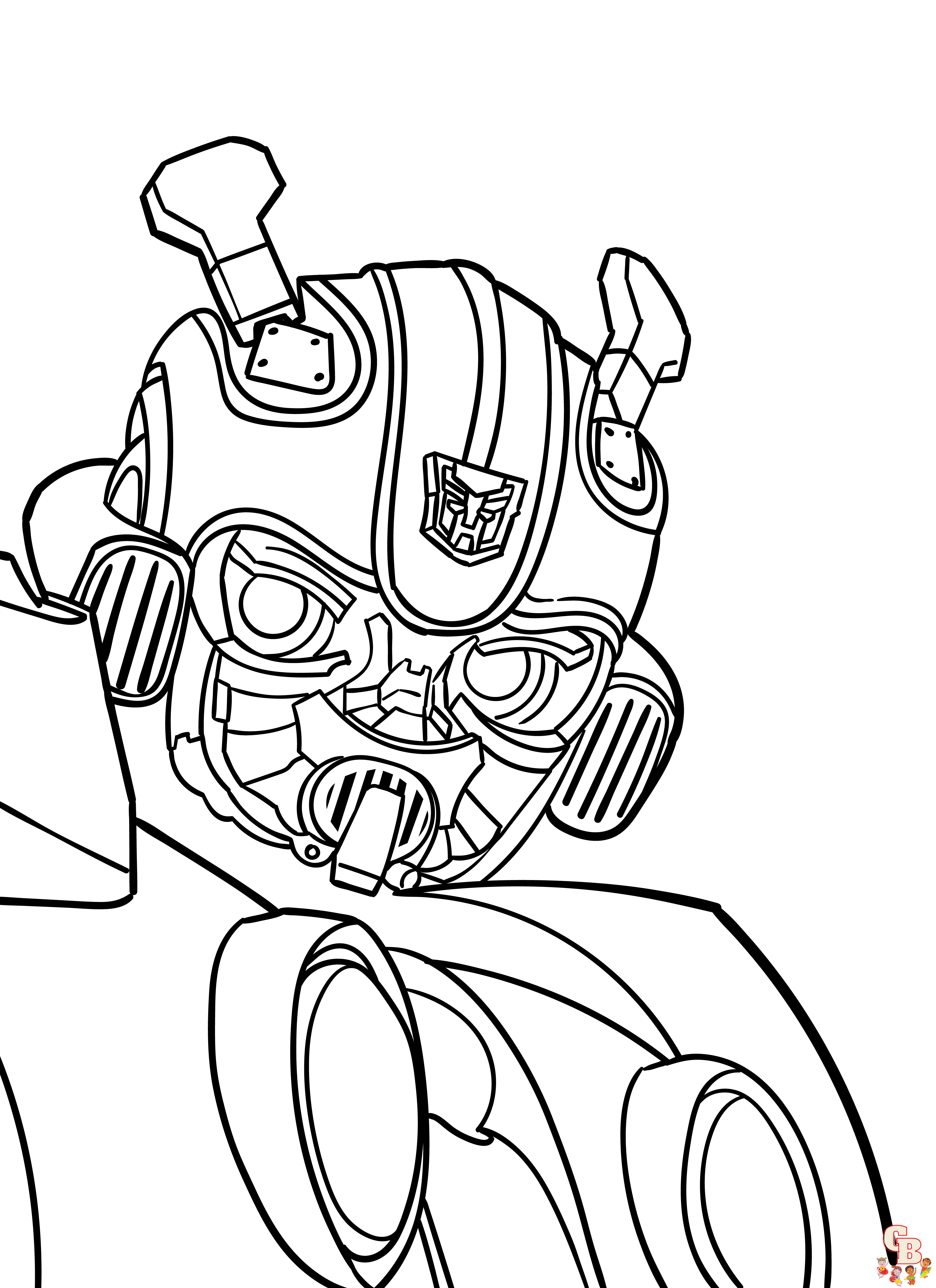 transformer coloring pages 2