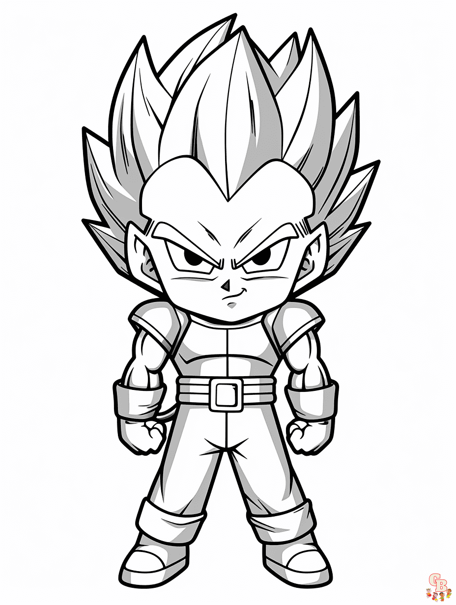 Dragon Ball Z coloring pages free