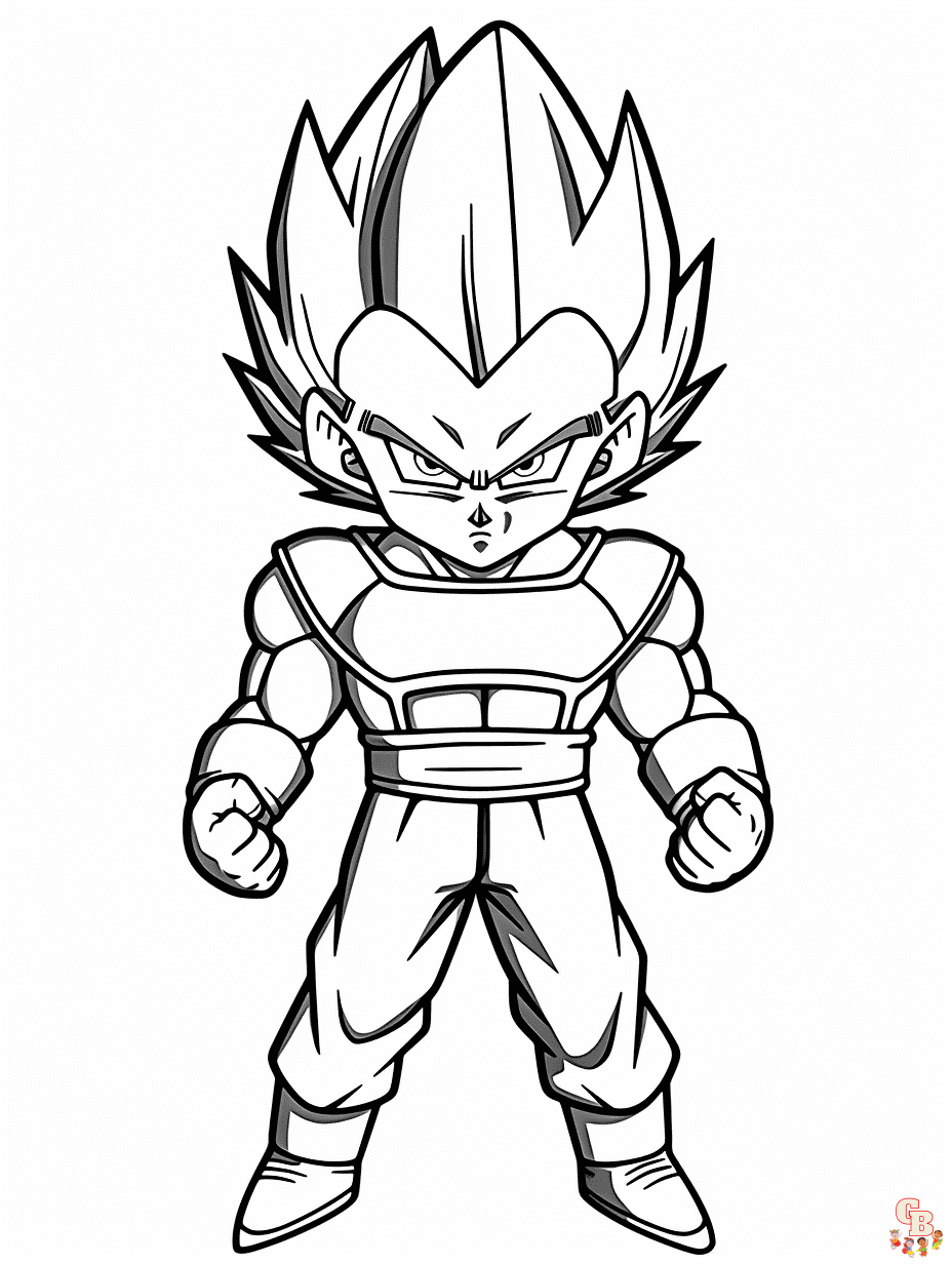 Dragon Ball Z coloring pages printable