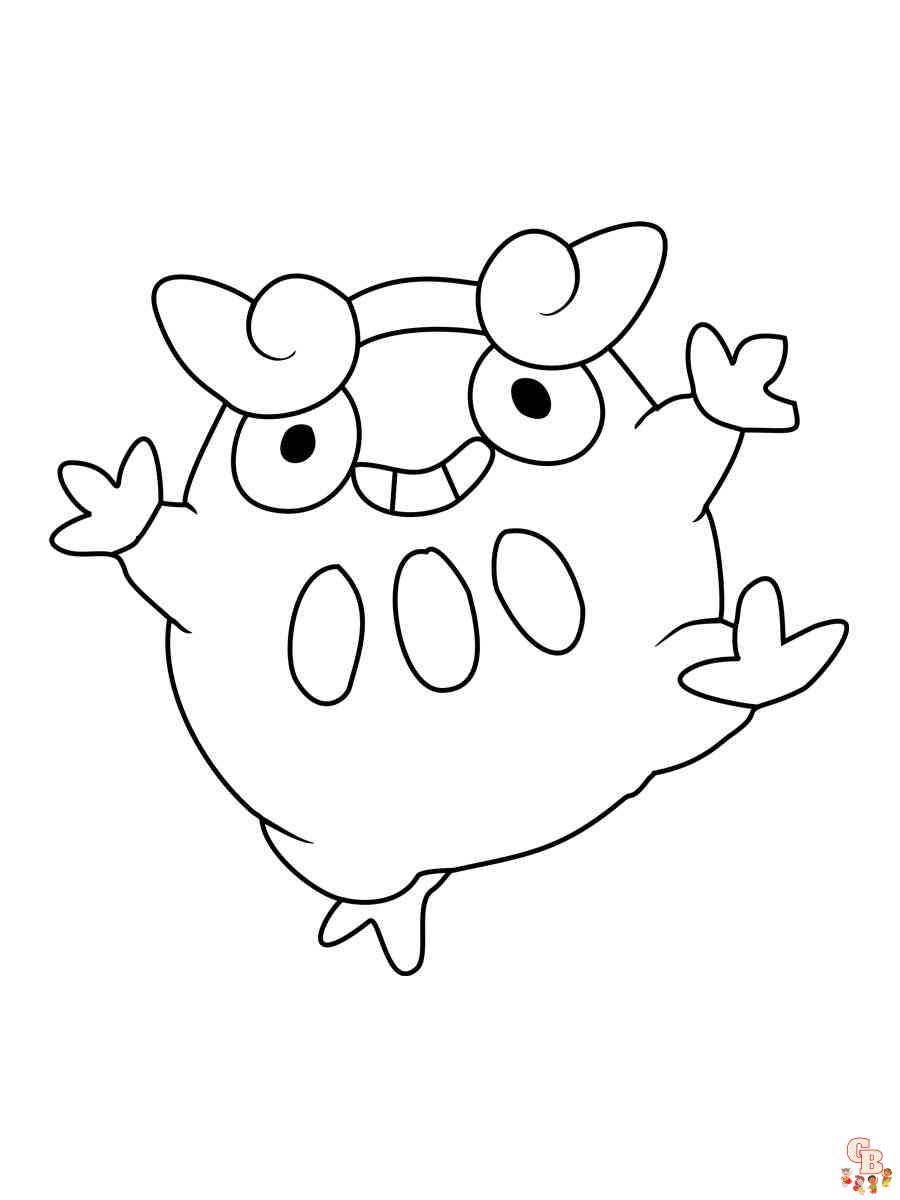 Garten of Darumaka coloring pages printable free