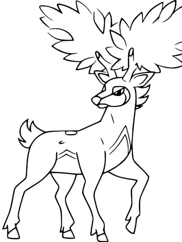 Garten of Sawsbuck coloring pages free