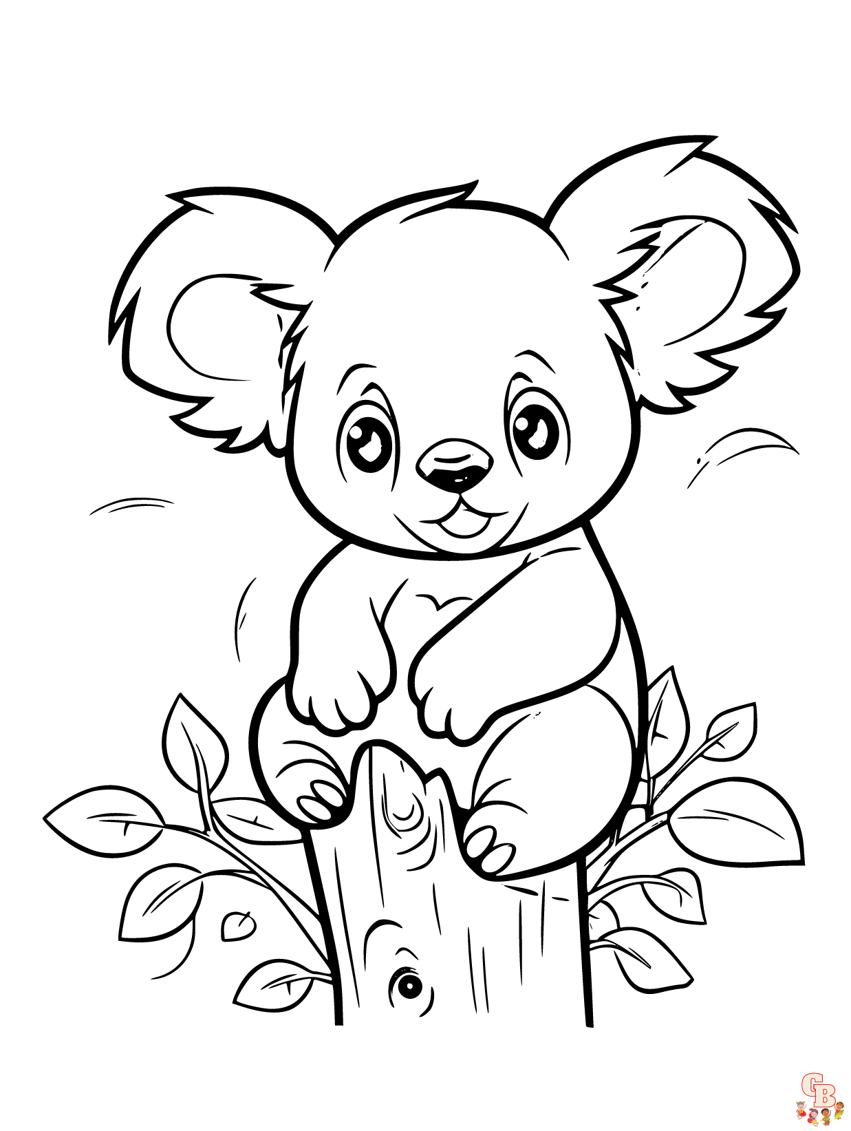 Koala coloring pages printable free