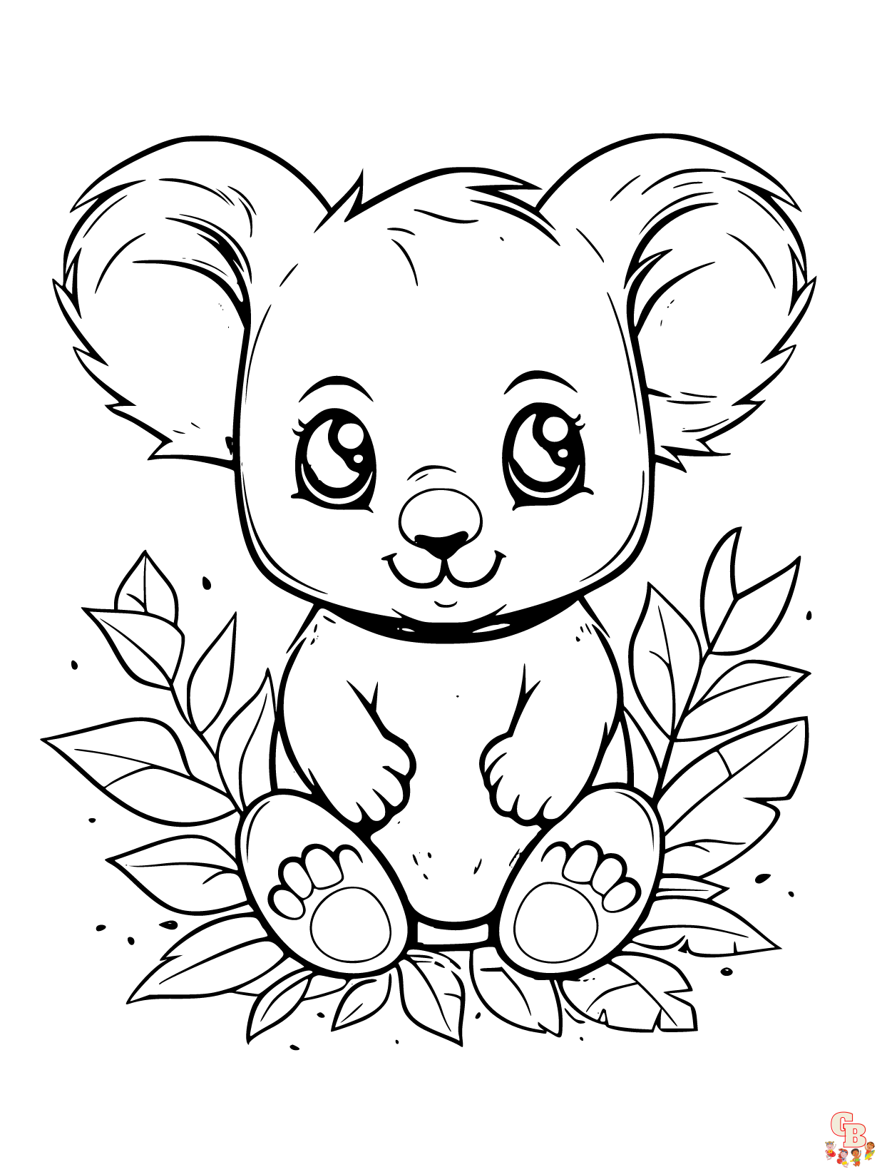 Koala coloring pages printable