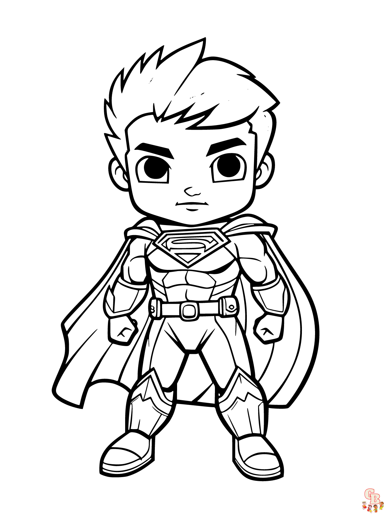 Superhero coloring pages free