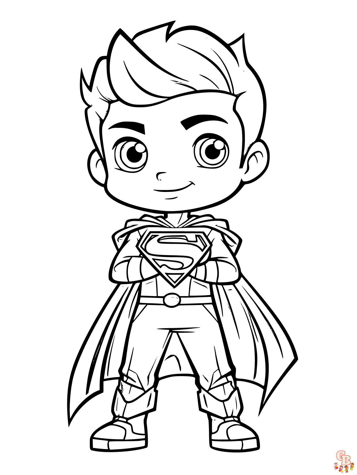 Superhero coloring pages