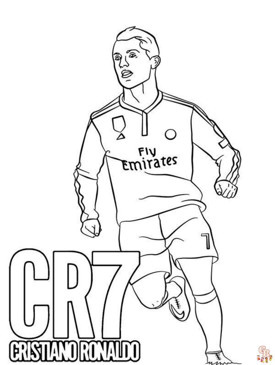 coloring pages cristiano ronaldo