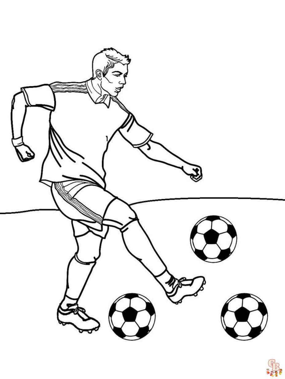 coloring pages ronaldo