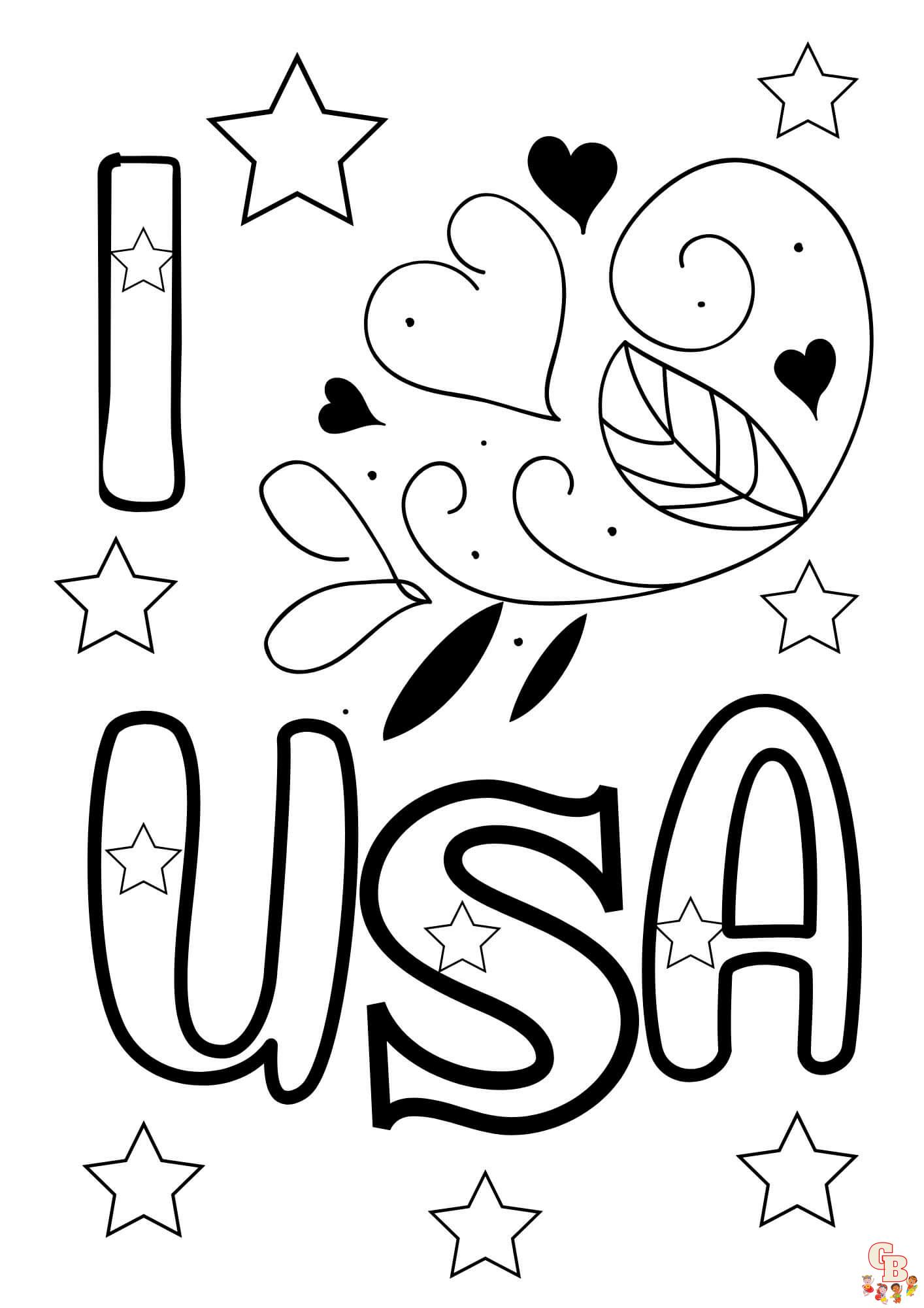 patriotic coloring pages free