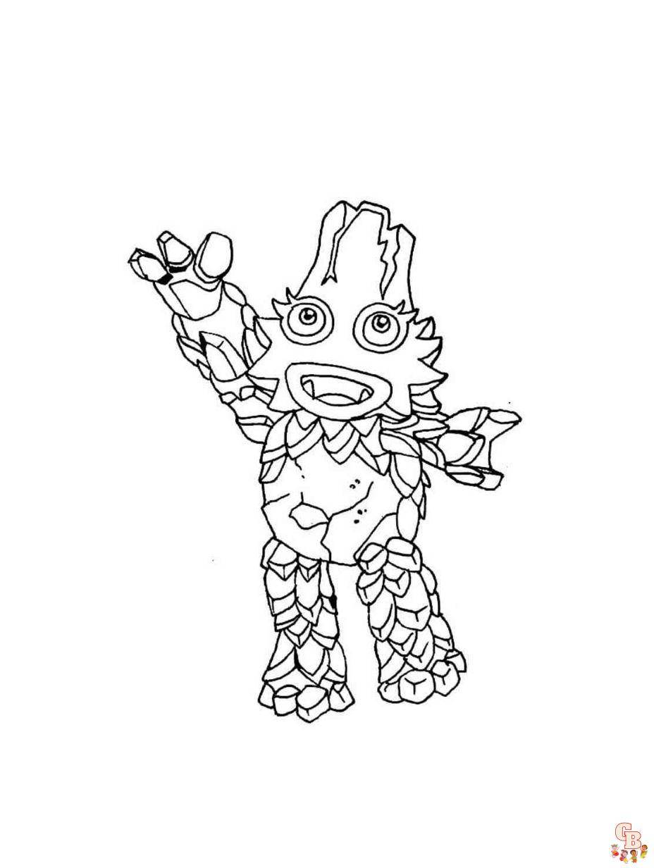 Wubbox coloring pages to print