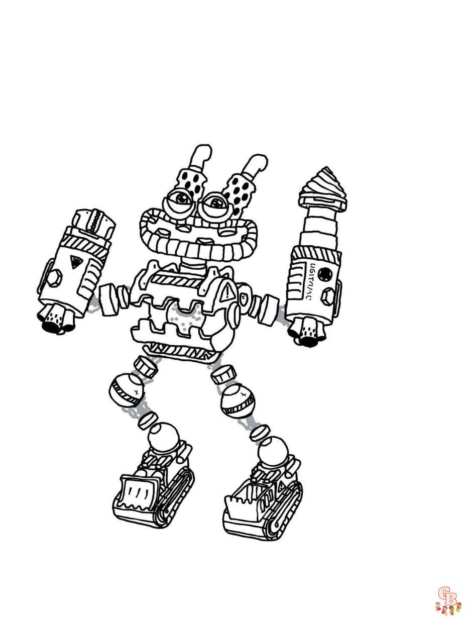 Wubbox coloring pages