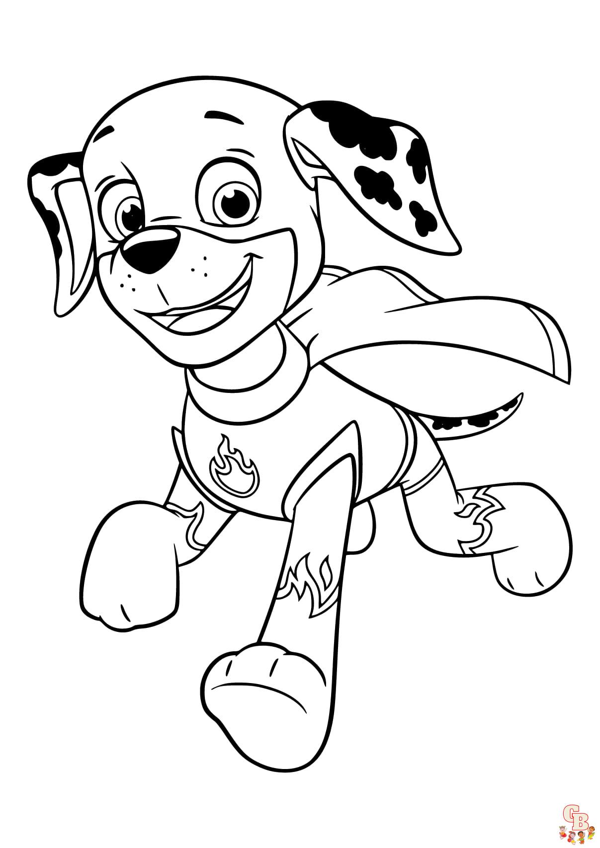 coloring page marshall