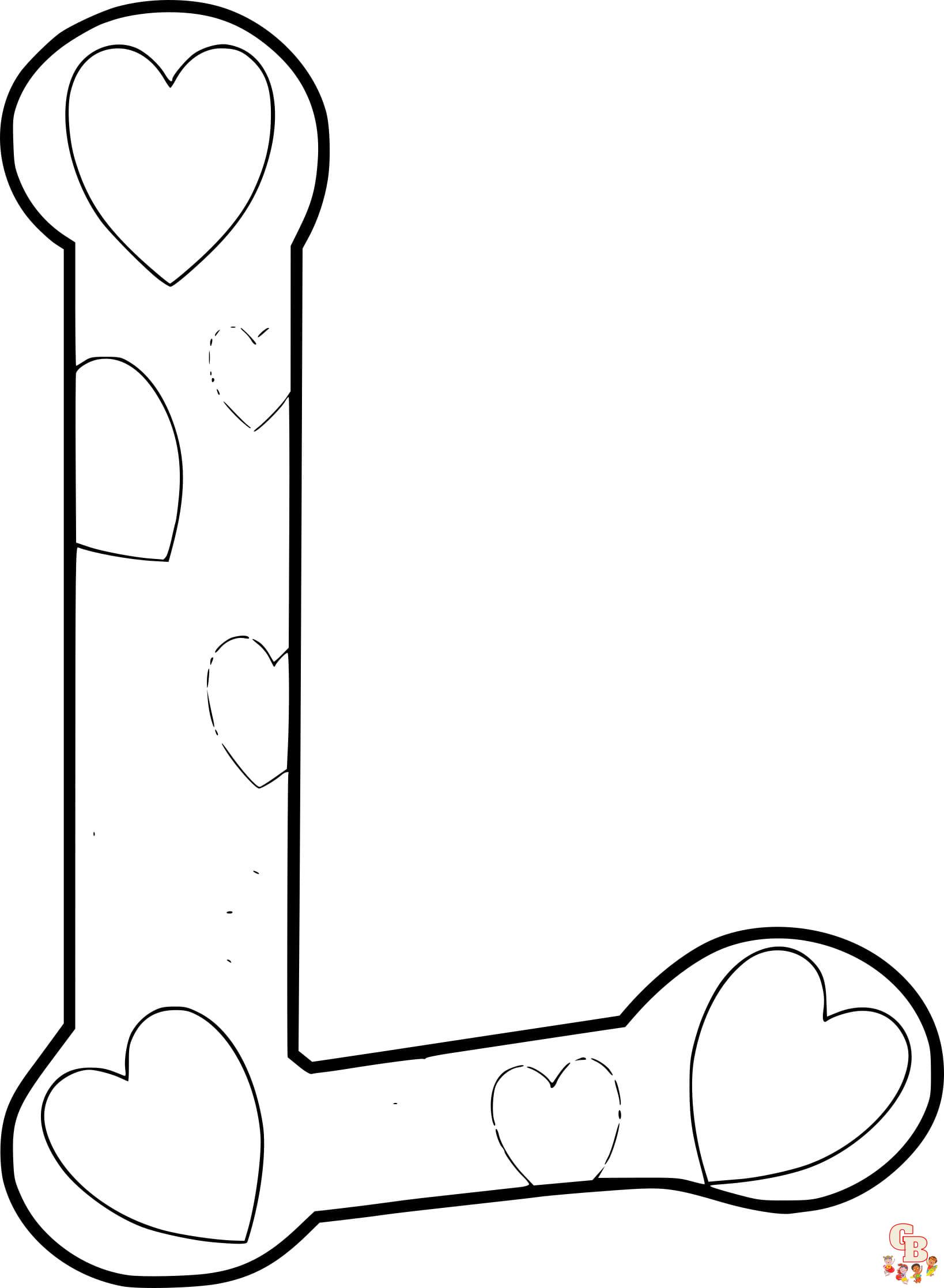 letter L coloring pages