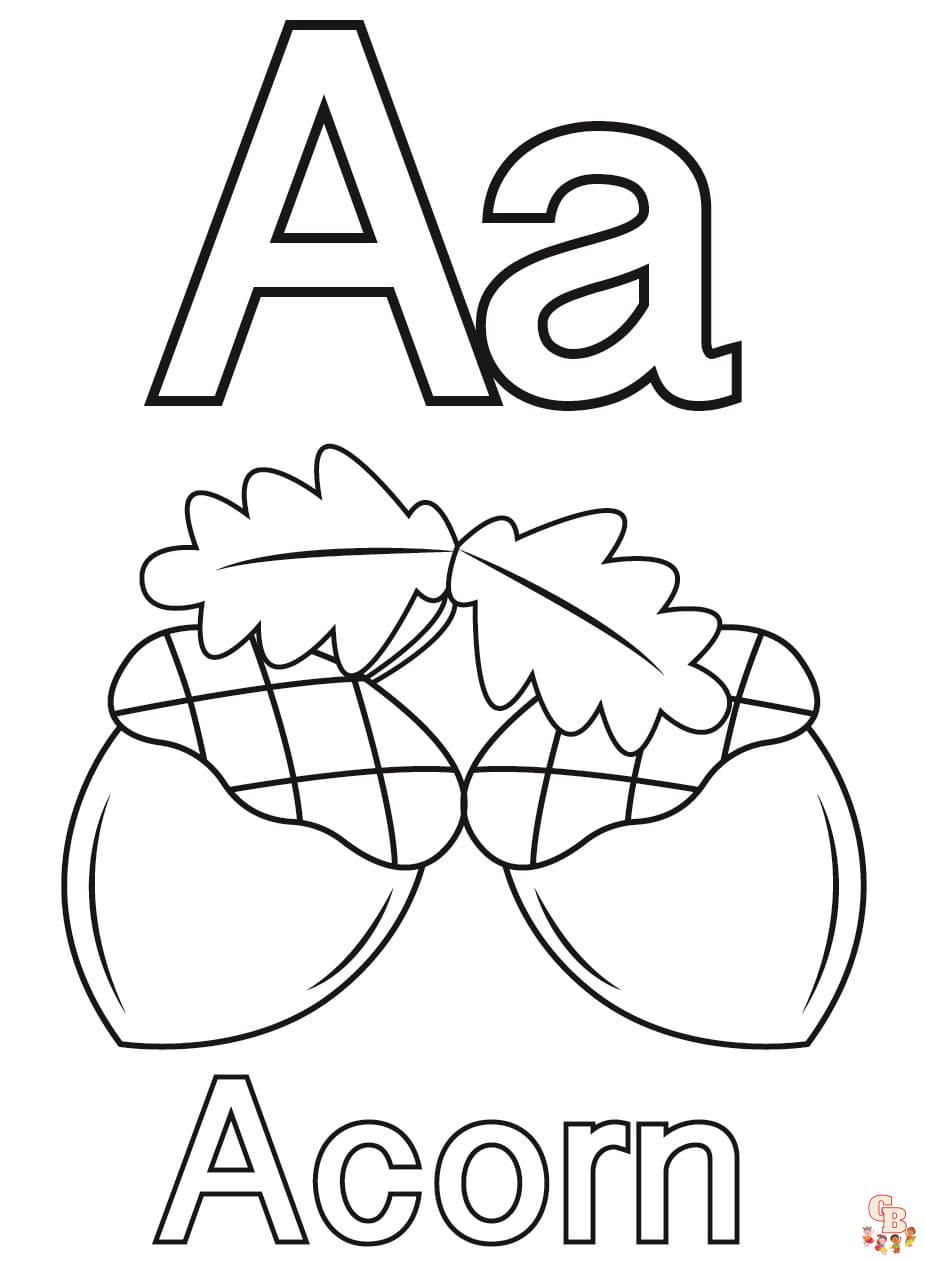 letter a 09