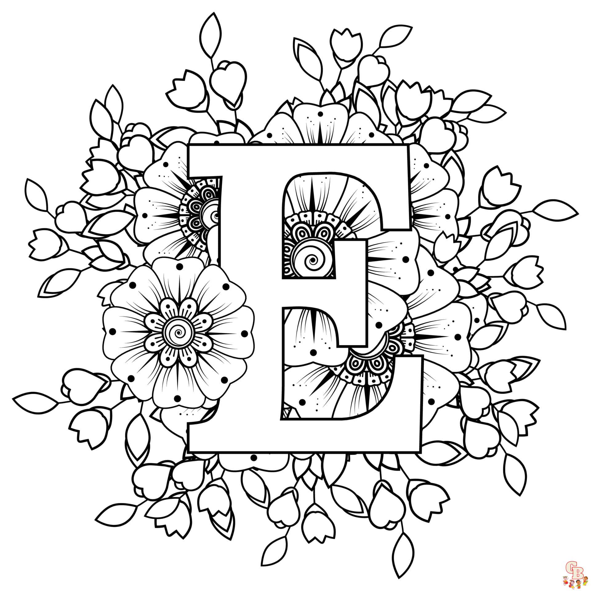 letter e coloring pages free