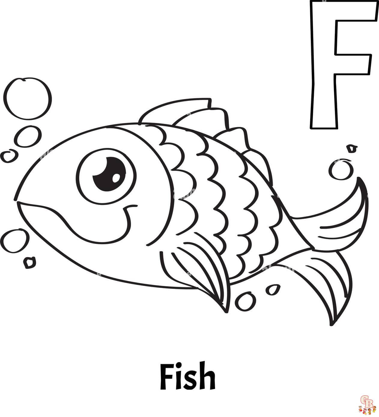 letter f Coloring Sheets