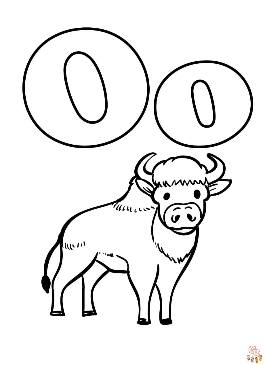 letter o coloring pages printable free