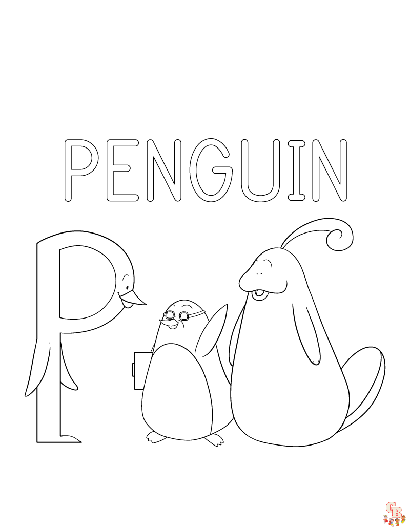 letter p Coloring Sheets