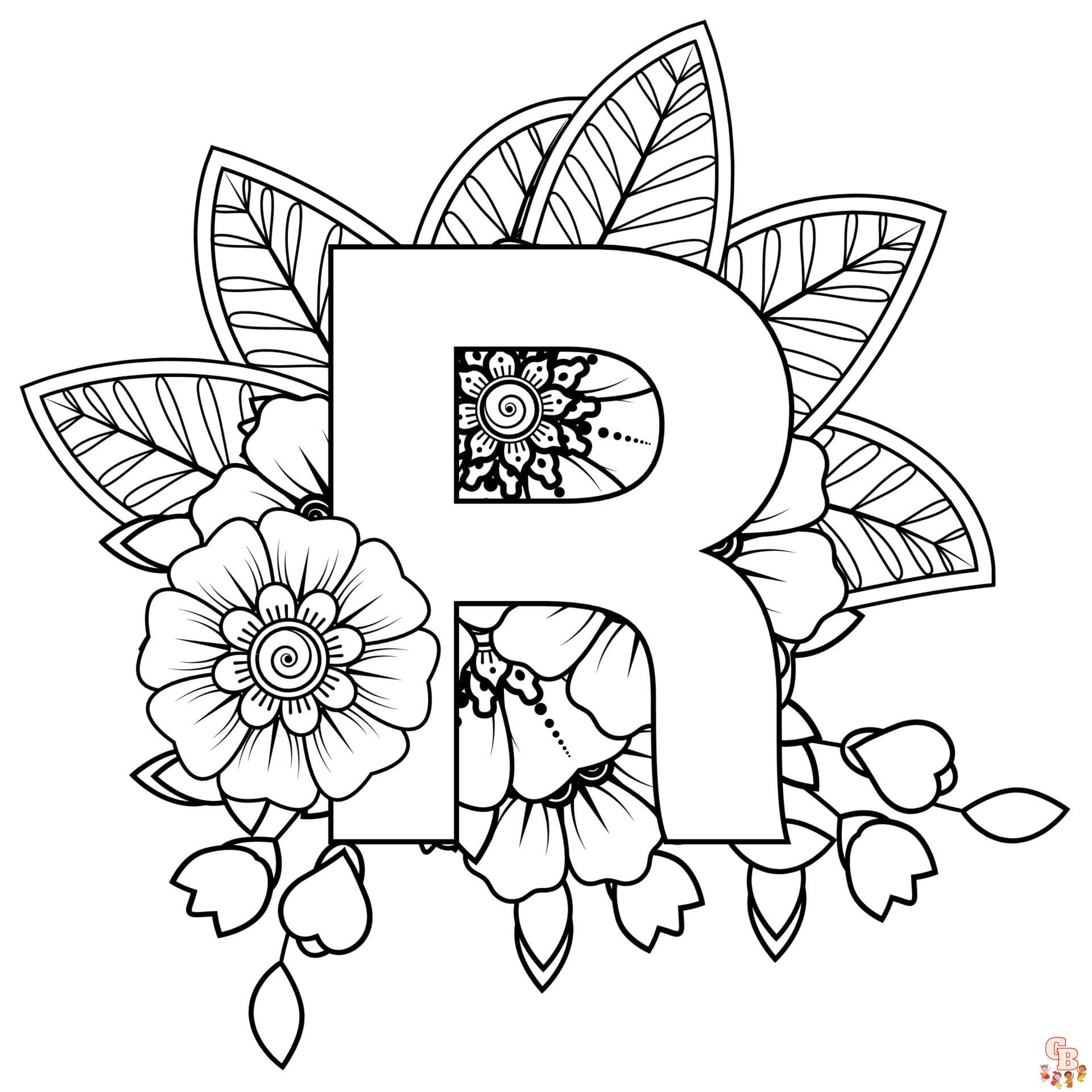 letter r coloring pages printable free