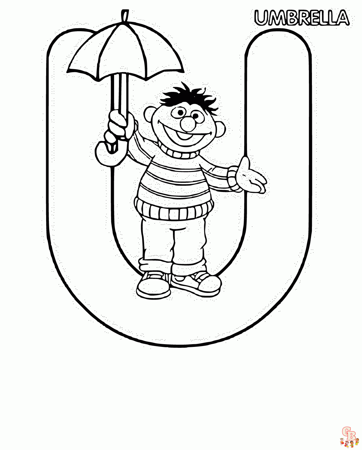 letter u coloring pages printable free