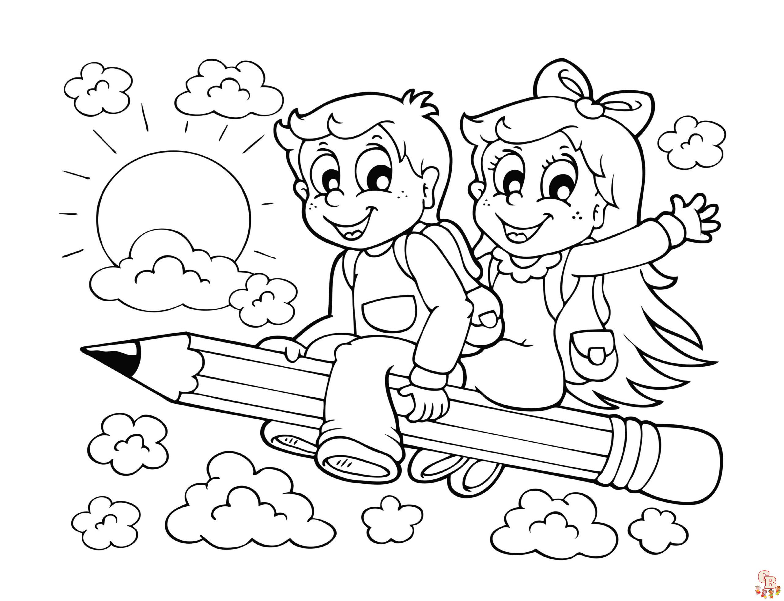 preschool coloring pages