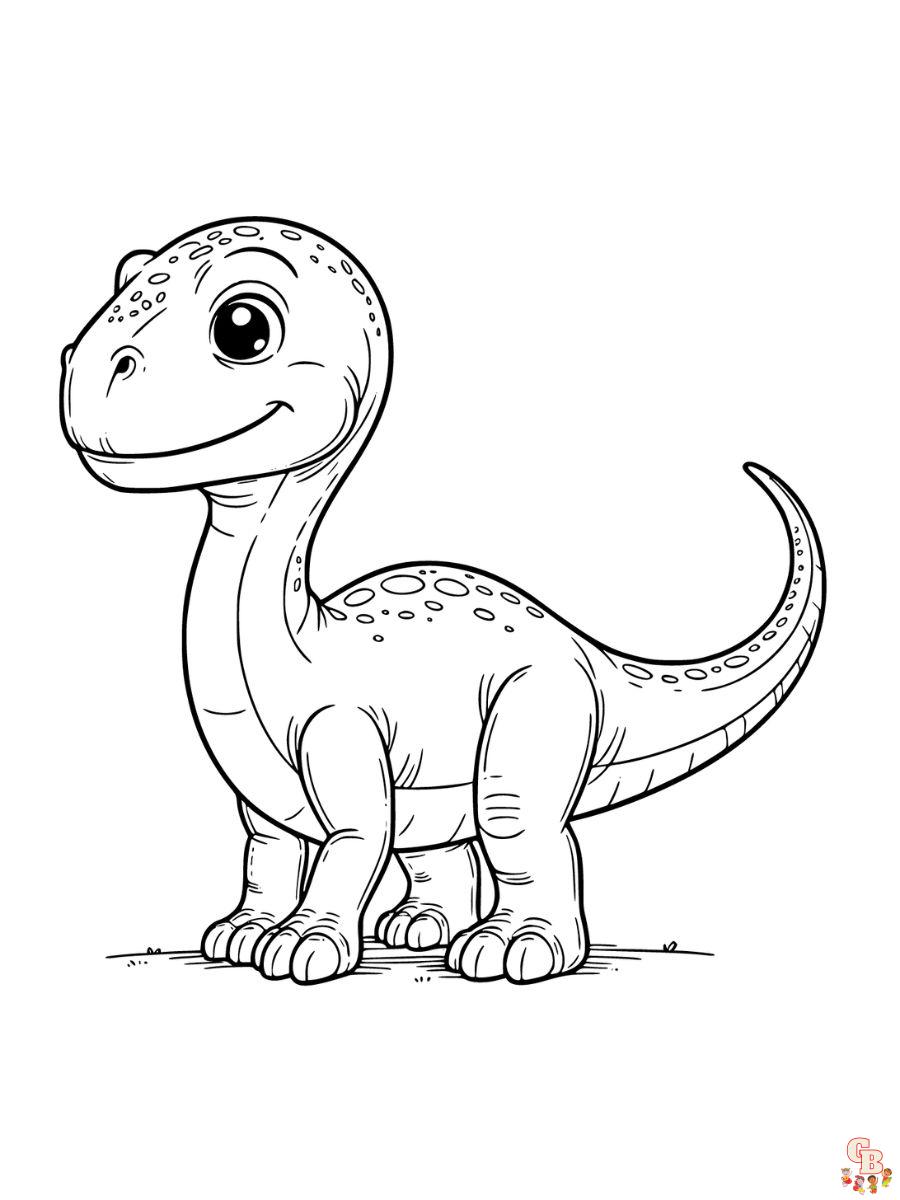 Abrosaurus Coloring pages