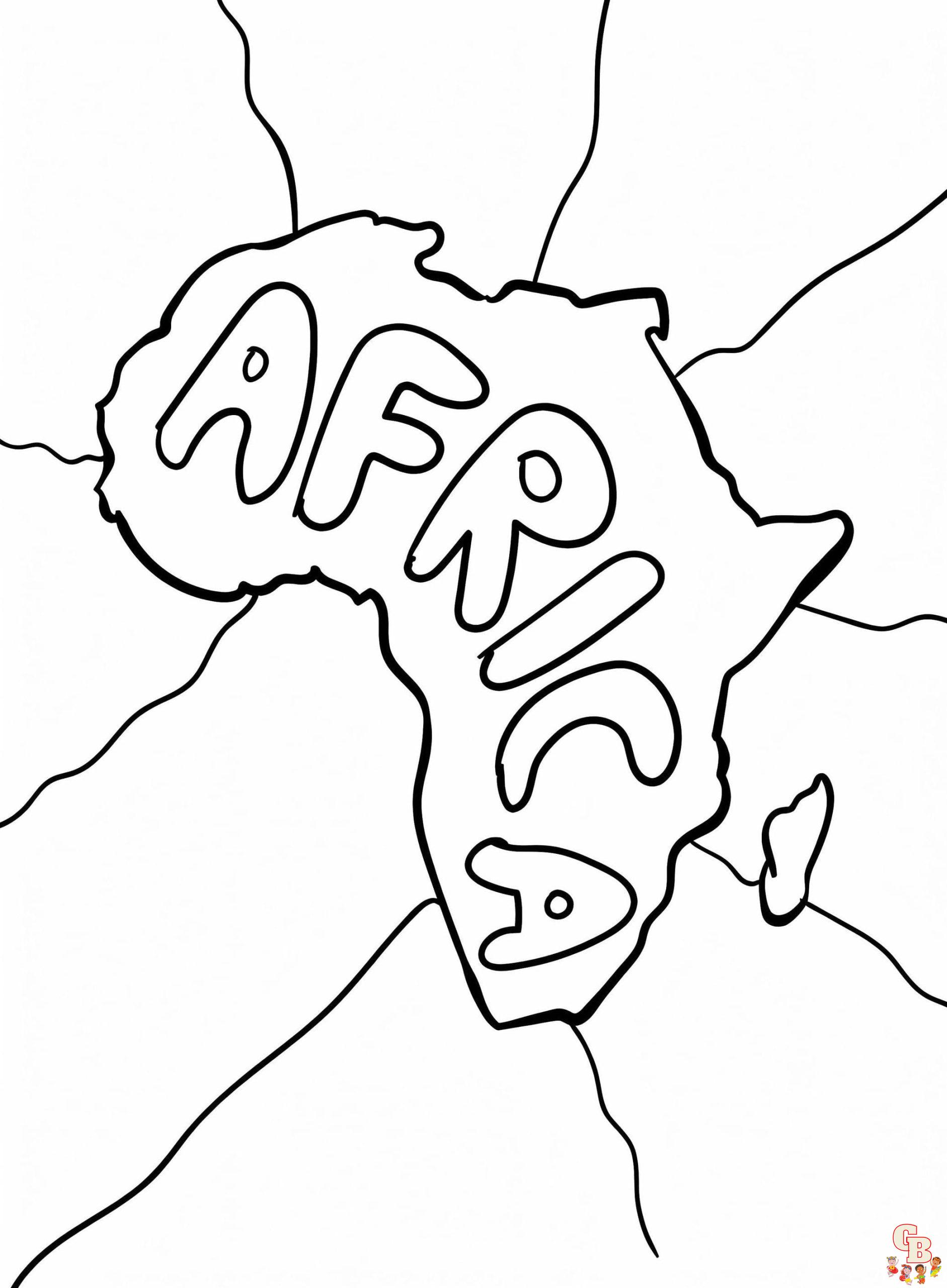 Africa coloring pages printable