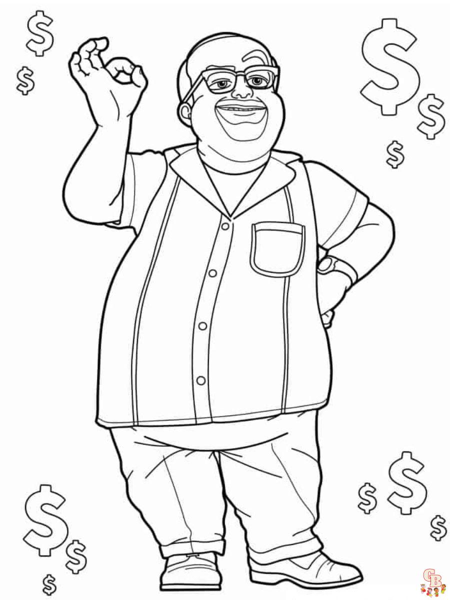 Al McWhiggin toy story coloring pages