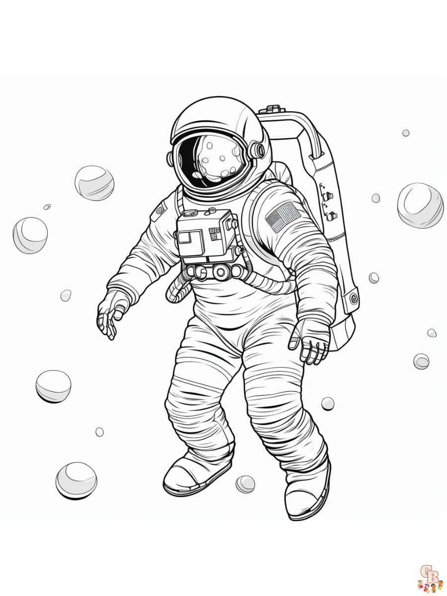 Astronaut coloring pages