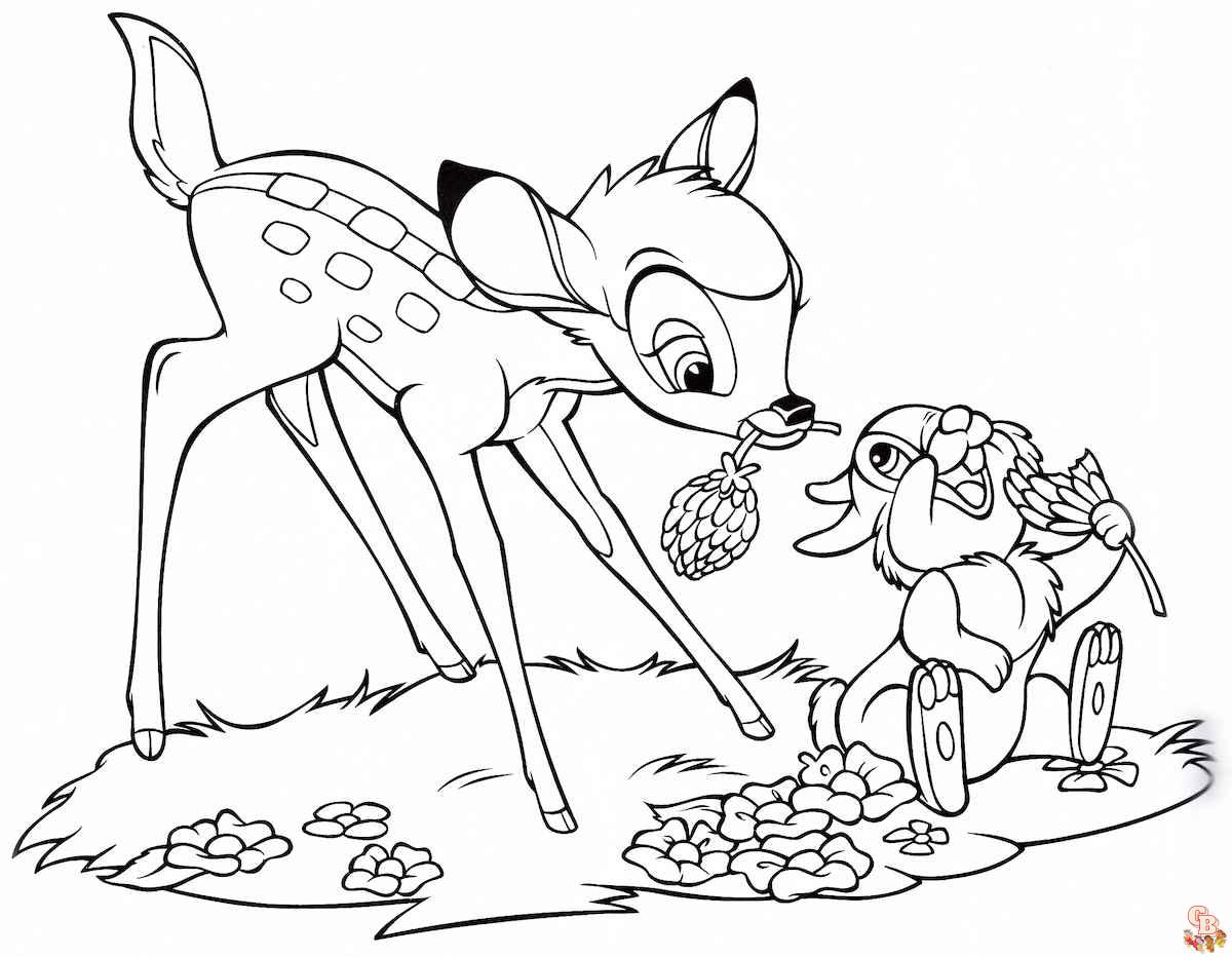 Bambi Coloring Pages