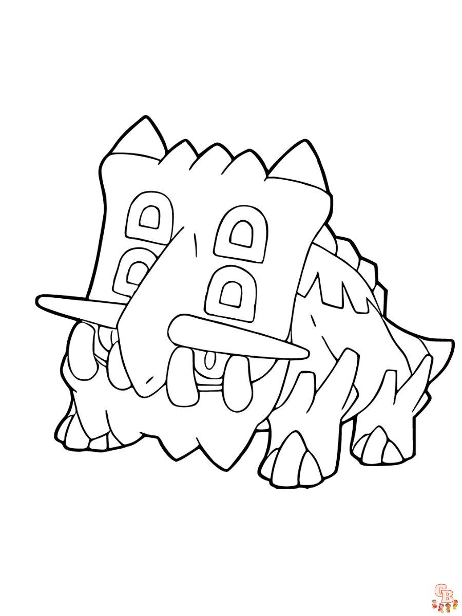 Bastiodon coloring page