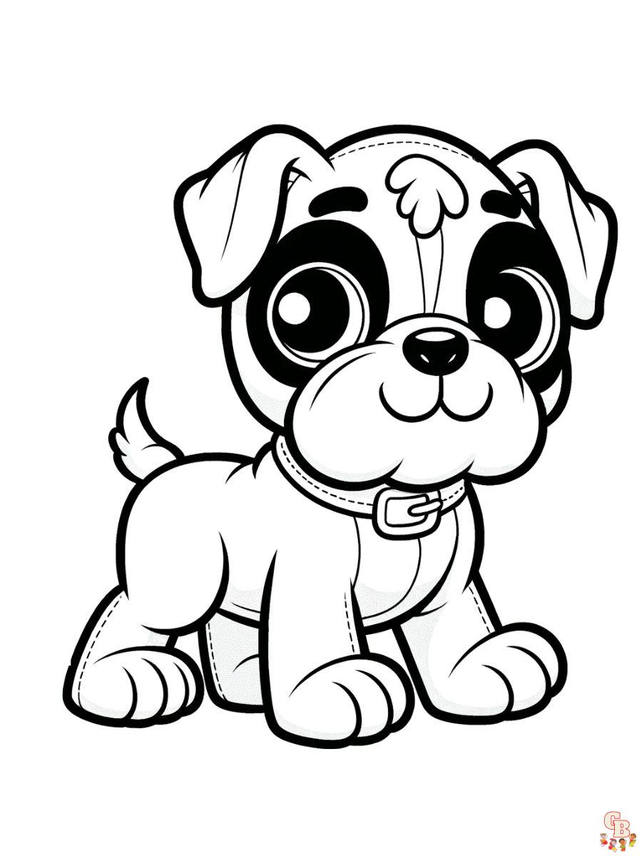 Boxer Dog Coloring Pages Printable