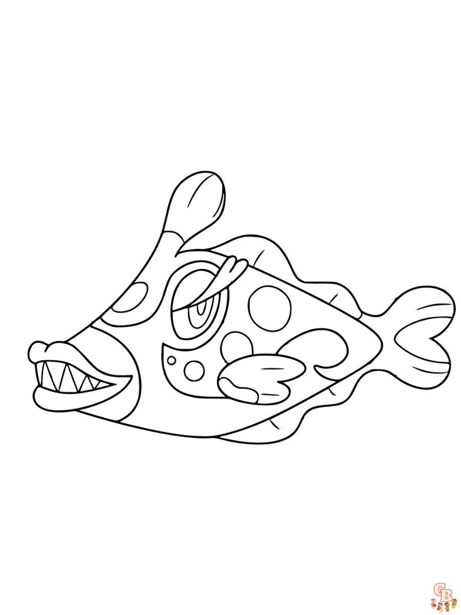 Bruxish coloring page