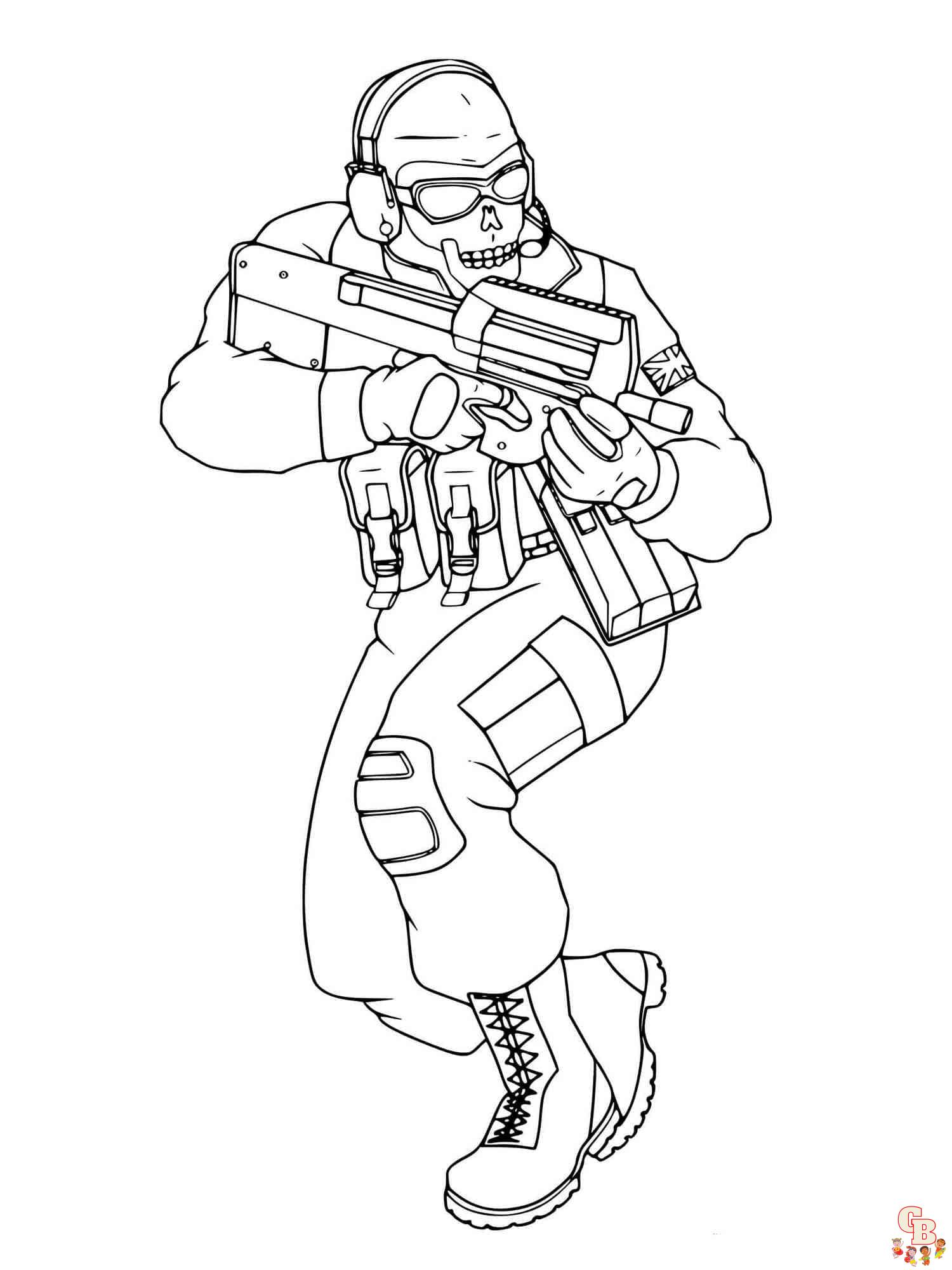 Call of Duty coloring pages free printable