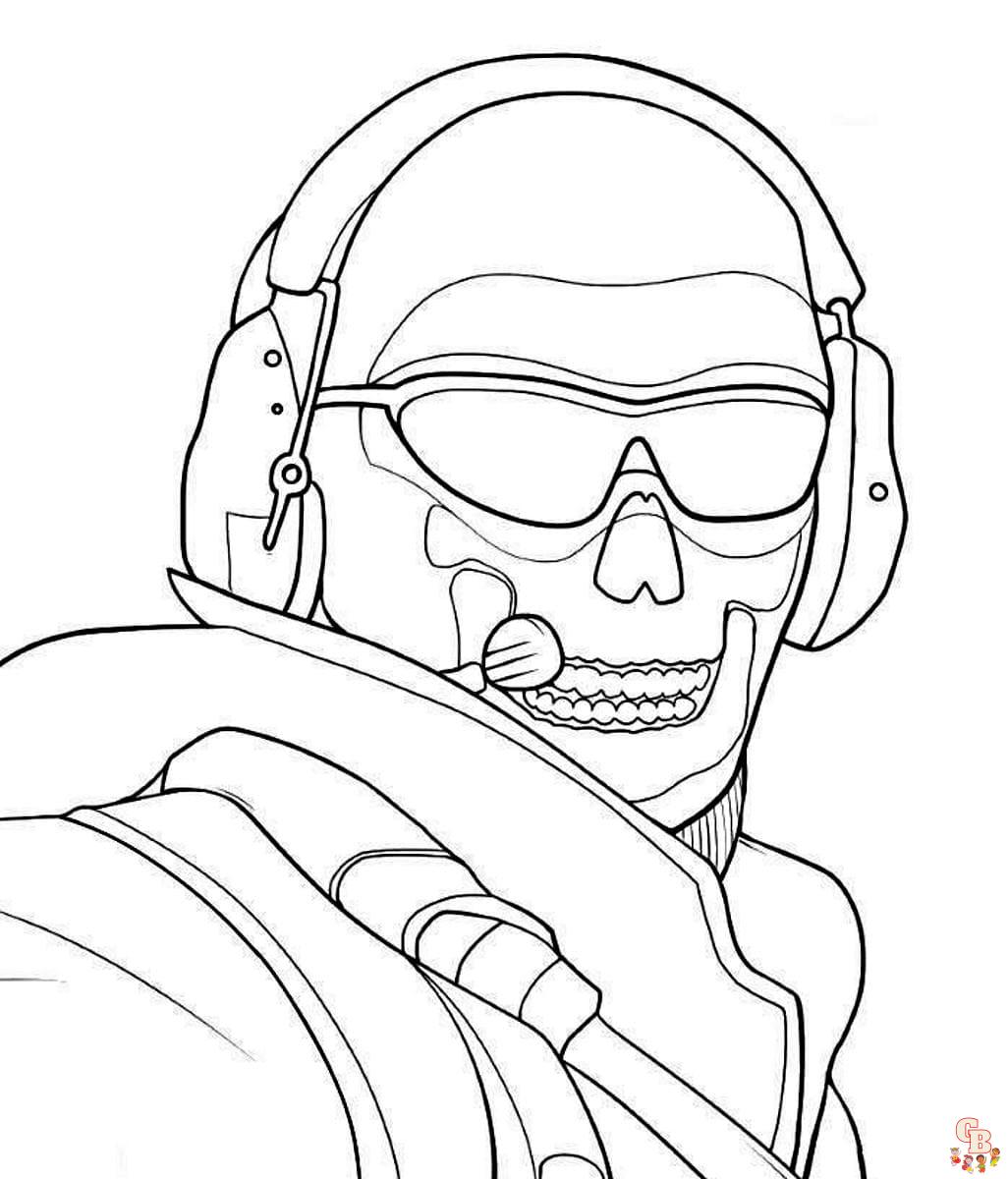 Call of Duty coloring pages printable