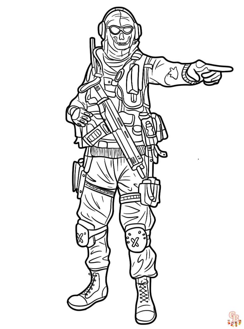 Call of Duty coloring sheets printable