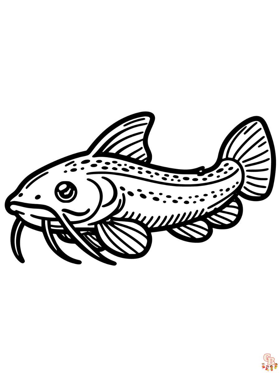 Catfish Coloring Pages