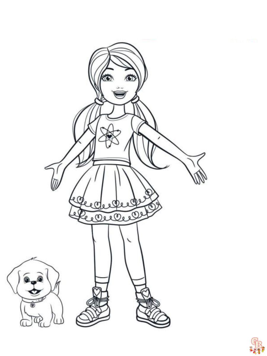 Chelsea barbie coloring pages