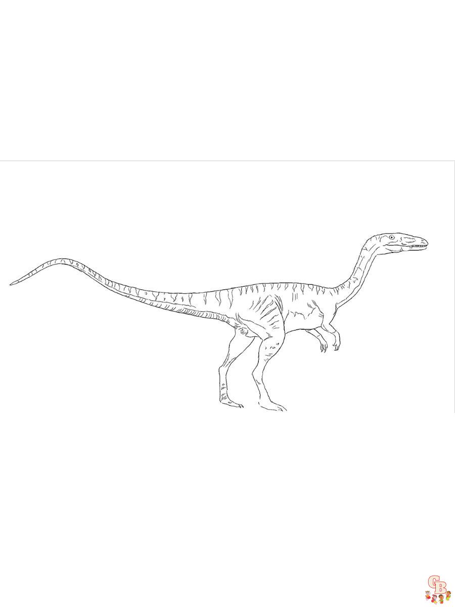 Coelophysis Coloring pages