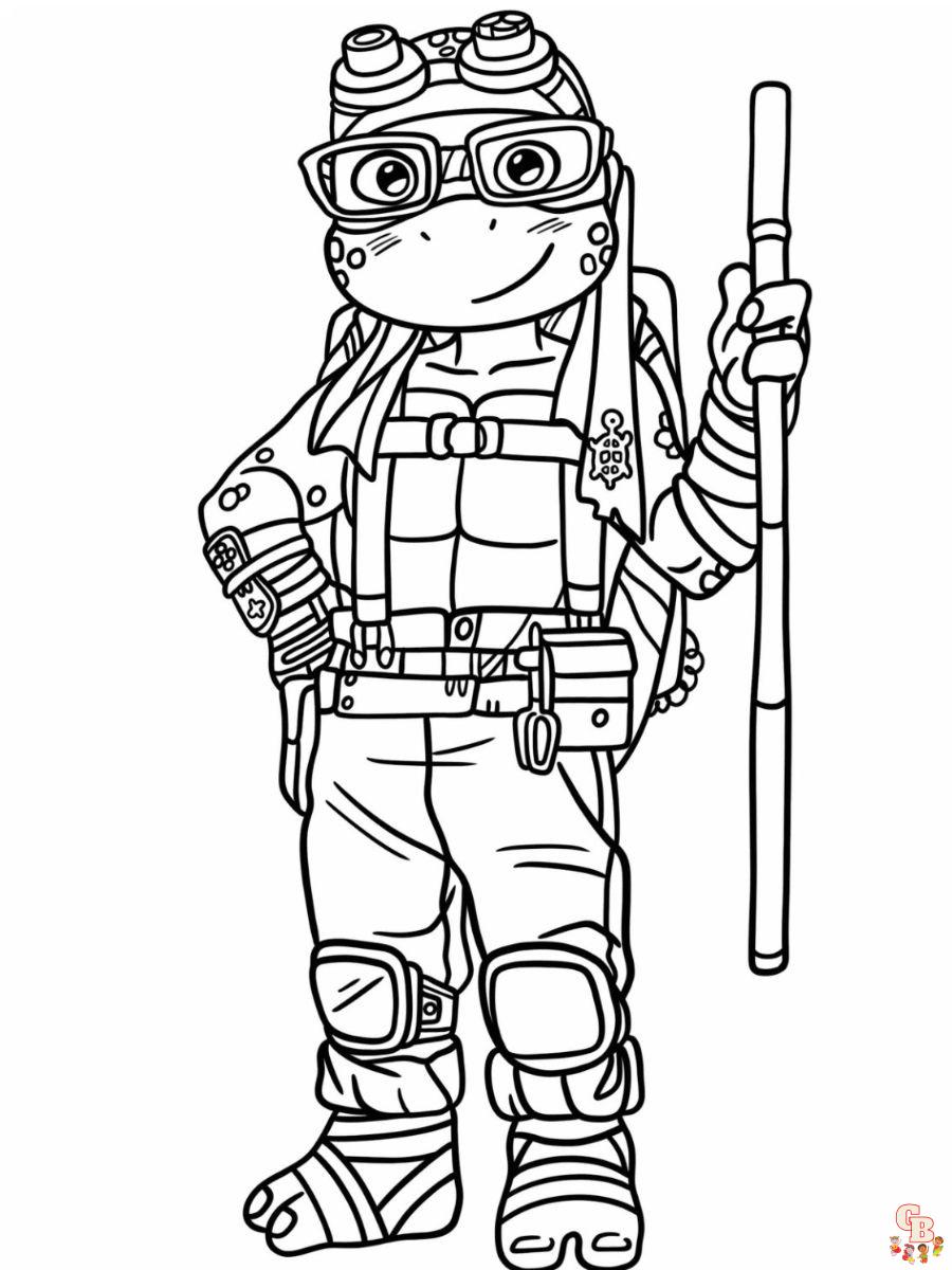 Coloring Pages Donatello